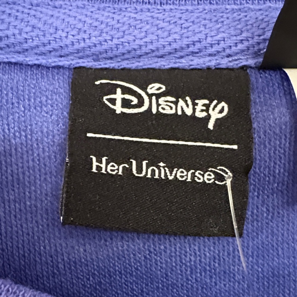 Disney Her Universe Purple and Blue Disneyland Castle Scene Sweatshirt - Picture 2 of 16